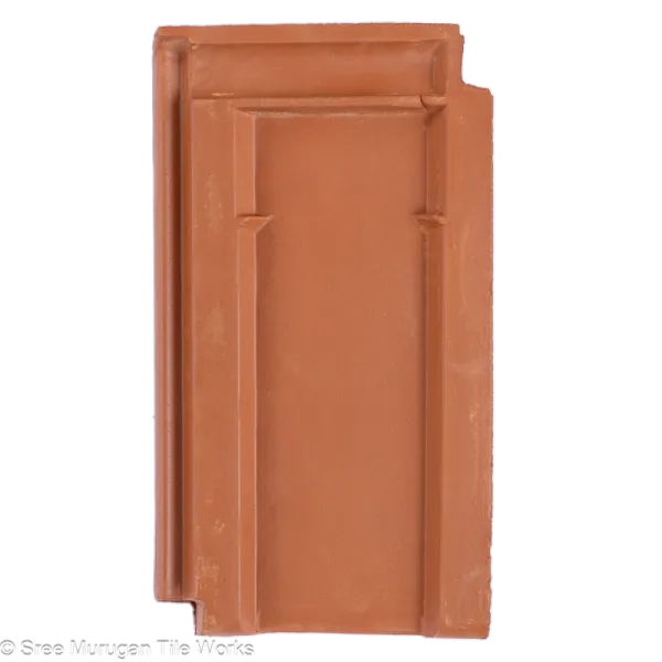 Gopuram Flat Design Single Groove Roof Tile Front